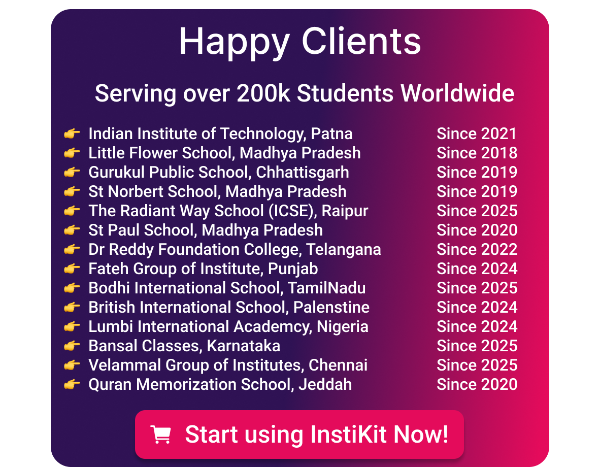InstiKit School - School Management System & School ERP