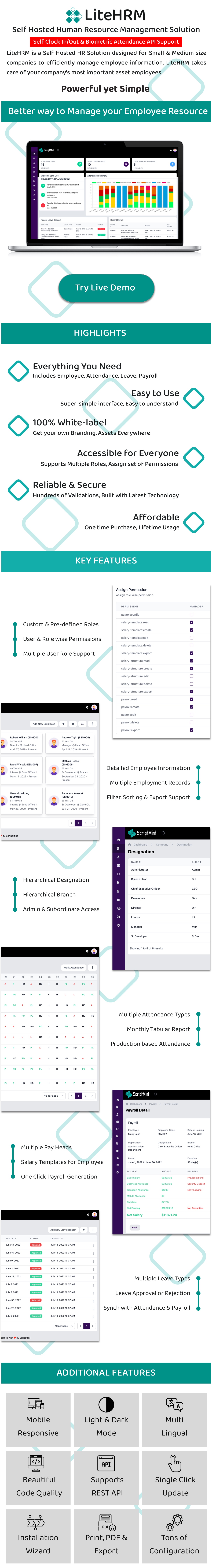 LiteHRM - Human Resource Management Solution